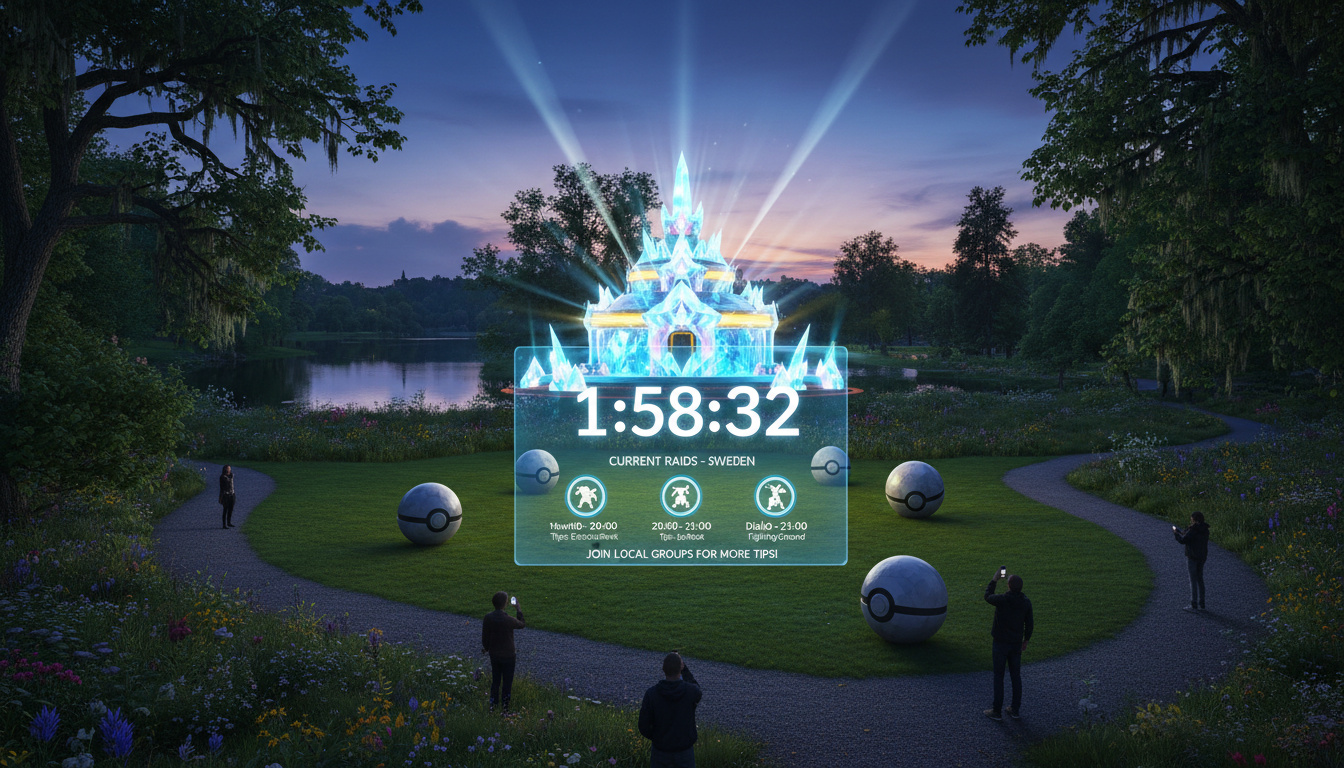 Pokémon Go Raid Schedule – Aktuella bosses, tider och tips Sverige